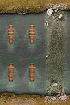 Flames of War: Bagration - River Assault Mission Terrain Pack - 