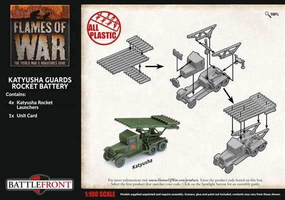 Flames of War: Soviet Katyusha Guards Rocket Battery (Late War) - 