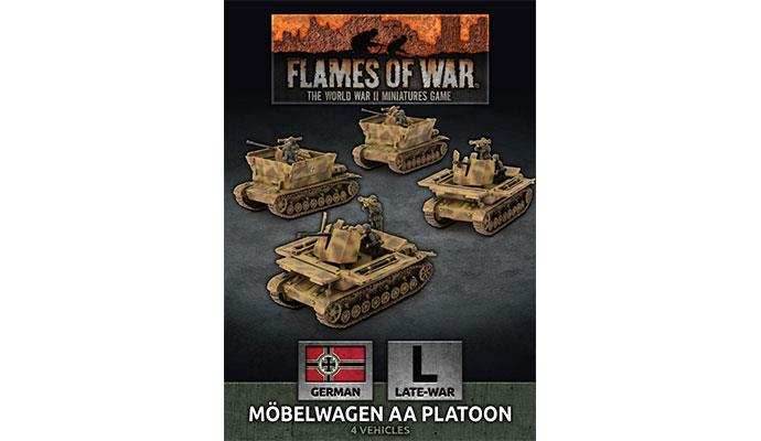 Flames of War: German Möbelwagen AA Tank Platoon (Late War) - 