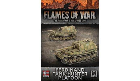 Flames of War: German Ferdinand Tank-Hunter Platoon (Mid War) - 