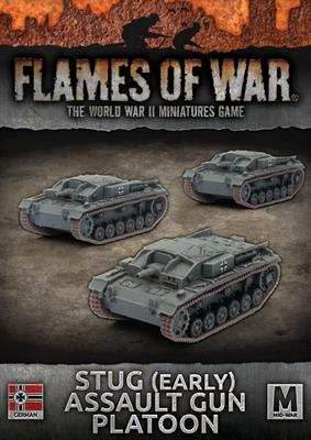 Flames of War: German StuG (Early) Assault Gun Platoon (Mid War) - 