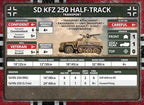 Flames of War: German SD KFZ 250 Scout Troop (Late War) - 