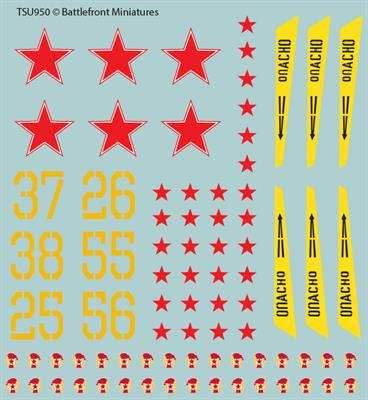 Team Yankee: Soviet Decal Set - 