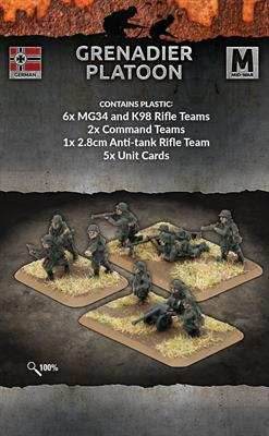 Flames of War: German Grenadier Platoon (Mid War) - 
