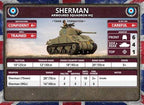 Flames of War: Fortress Europe - British Unit Cards - 