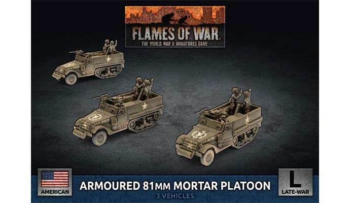Flames of War: American M4 81mm Armored Mortar Platoon (Late War) - 