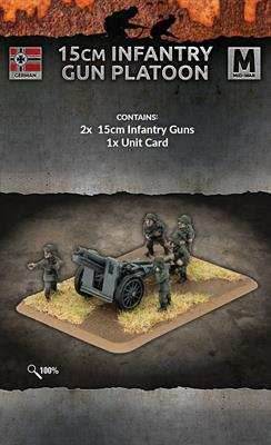 Flames of War: German 15cm Infantry Gun Platoon (Mid War-Iron Cross) - 