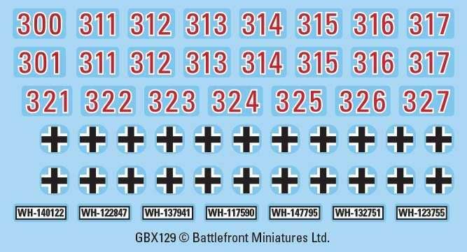 Flames of War: German SD KFZ 250 Transports (Late War) - 