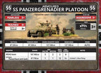 Flames of War: German SS Panzergrenadier Platoon (Late War) - 