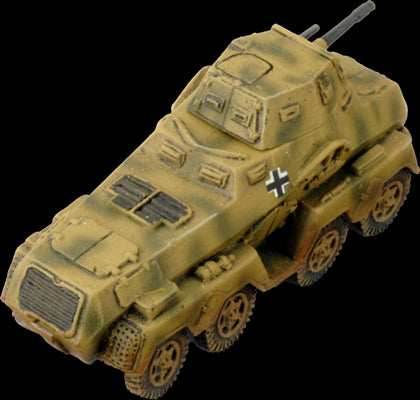 Flames of War: German SD KFZ 231 SS Scout Troops (Late War) - 