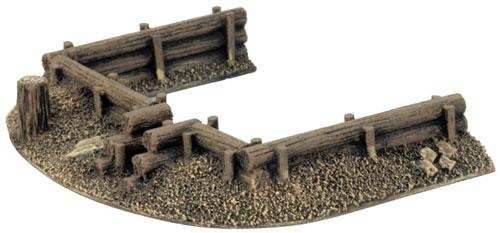 Flames of War: Log Emplacements - Gun Pit Markers - 