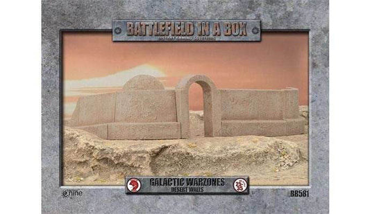 Battlefield in a Box: Galactic Warzones - Desert Walls - 