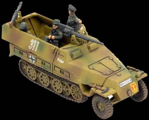 Flames of War: German SD KFZ 251 Transports (Late War) - 
