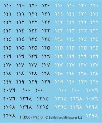 Team Yankee: Iraqi Decal Set - 