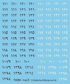 Team Yankee: Iraqi Decal Set - 