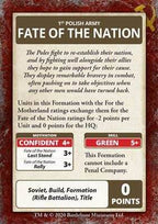 Flames of War: Bagration - Soviet Command Cards - 