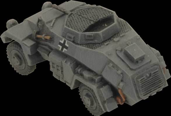 Flames of War: German SD KFZ 221 and 222 Light Scout Troop (Mid War) - 