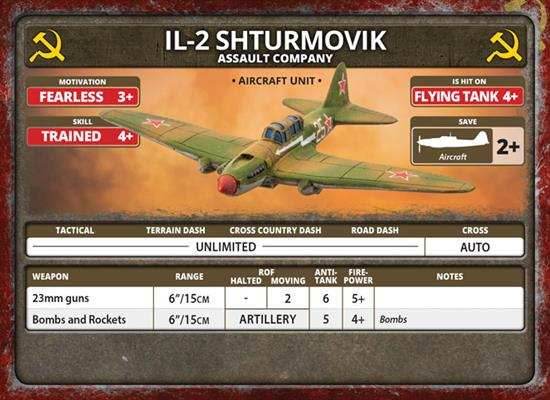 Flames of War: Soviet IL-2 Shturmovik Assault Company (Late War) - 
