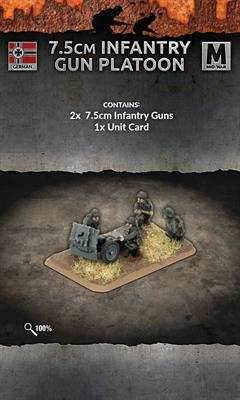 Flames of War: German 7.5cm Infantry Gun Platoon (Mid War) - 