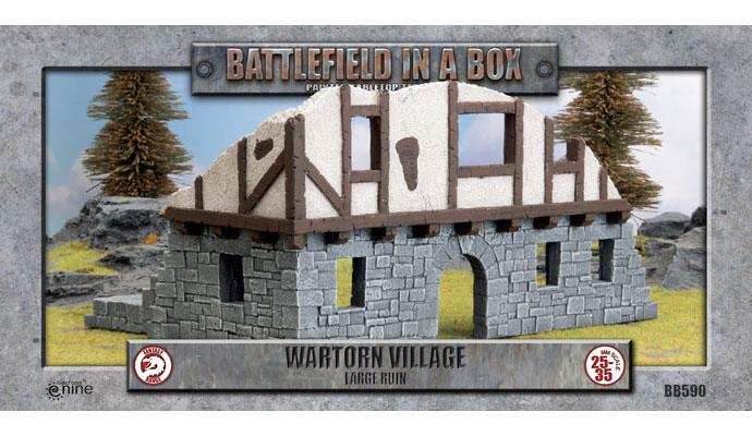 Battlefield in a Box: Wartorn Village - Large Ruin - 