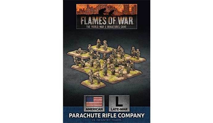Flames of War: American Parachute Rifle Company (Late War) - 