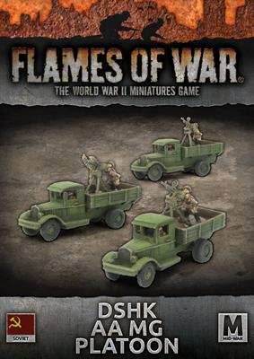 Flames of War: Soviet DShK AA MG Platoon (Mid War) - 