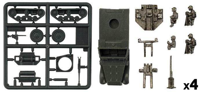 Flames of War: American 28E1 37mm AAA Platoon (Mid War) - 