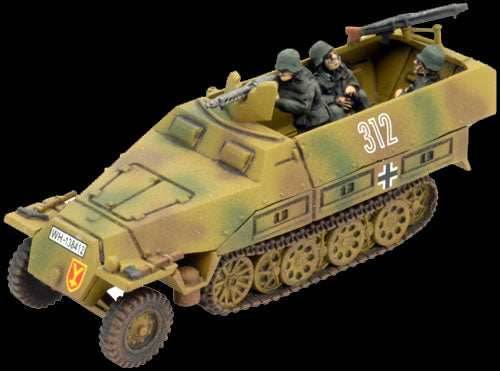 Flames of War: German Armoured SS Panzergrenadier Company HQ (Late War) - 