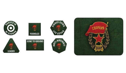 Flames of War: Soviet Guards Tokens and Objectives (Late War) - 