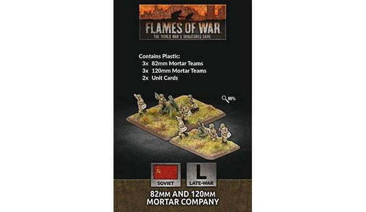Flames of War: Soviet 82mm and 120mm Mortar Company (Late War) - 