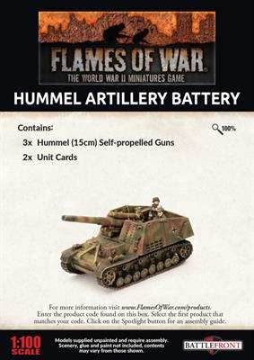 Flames of War: German Hummel Artillery Battery (Late War) - 