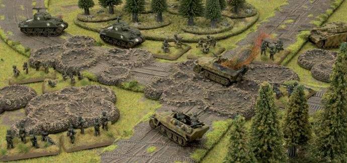 Flames of War: Cratered Rural Roads - 