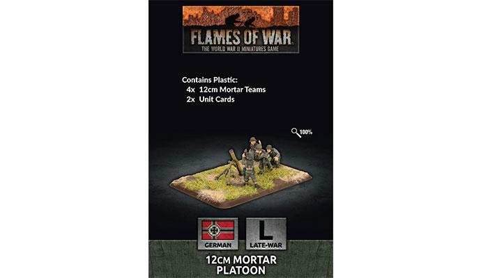 Flames of War: German 12cm Mortar Platoon (Late War) - 
