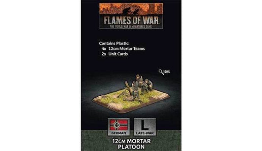 Flames of War: German 12cm Mortar Platoon (Late War) - 