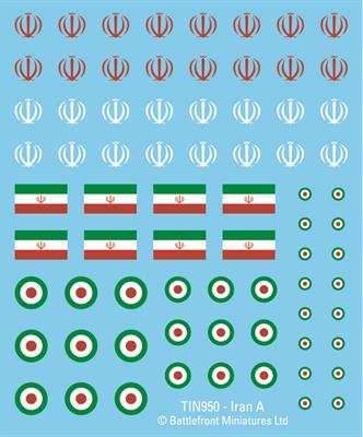 Team Yankee: Iranian Decal Set - 