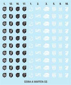 Flames of War: D-Day - Waffen-SS Decal Set - 