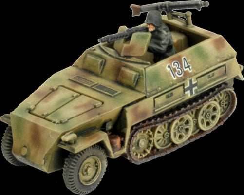 Flames of War: German Armoured Reconnaissance Company HQ (Late War) - 