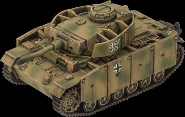 Flames of War: German Panzer III (Late) Tank Platoon (Mid War) - 