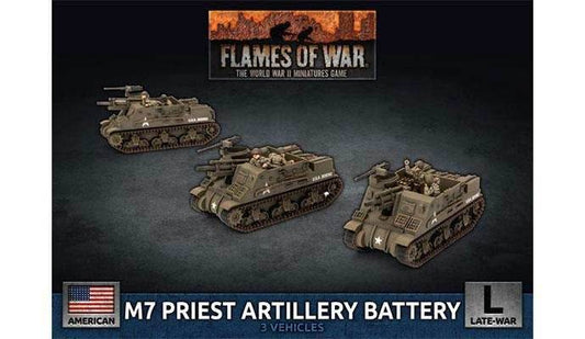Flames of War: American M7 Priest Artillery Battery (Late War) - 