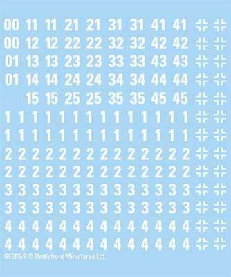 Flames of War: German Heer Panzer Decals - 