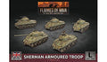 Flames of War: British Sherman Armoured Troop (Late War) - 