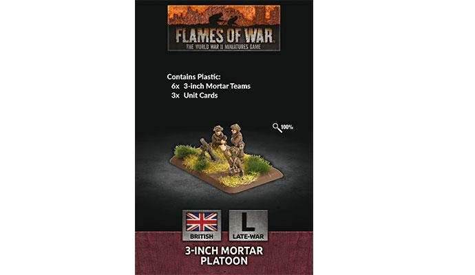 Flames of War: British 3-inch Mortar Platoon (Late War) - 
