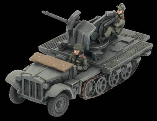 Flames of War: German SD KFZ 10/4 Light AA Platoon (Mid War) - 