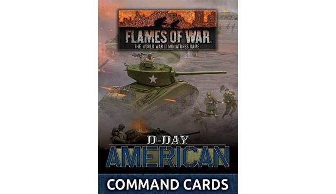 Flames of War: D-Day - American Command Cards - 