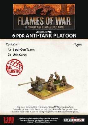Flames of War: British Airborne 6pdr Anti-tank Platoon (Late War) - 