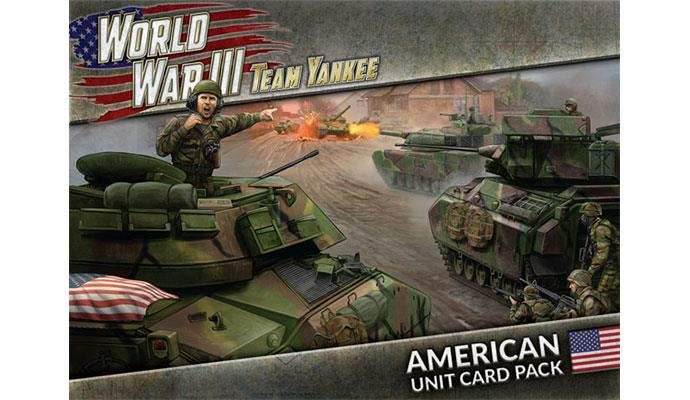 Team Yankee: World War III - American Unit Card Pack - 
