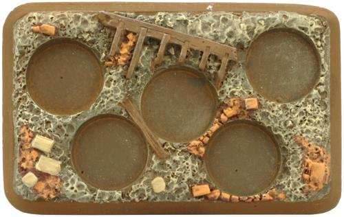 Flames of War: Soviet Plastic Bases - Rubble - 