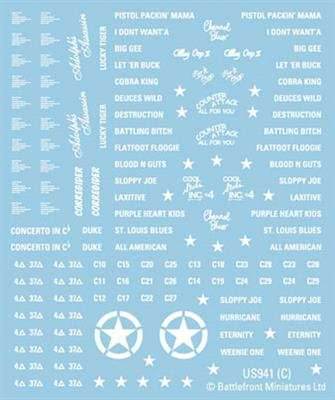 Flames of War: American Decals - 
