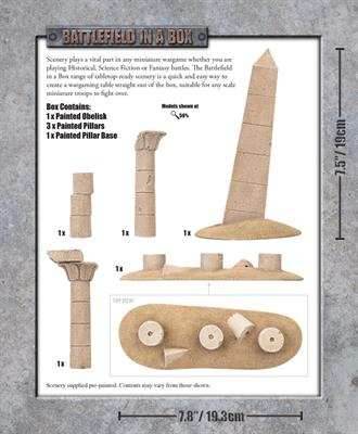 Battlefield in a Box: Forgotten City - Obelisk & Pillars - 