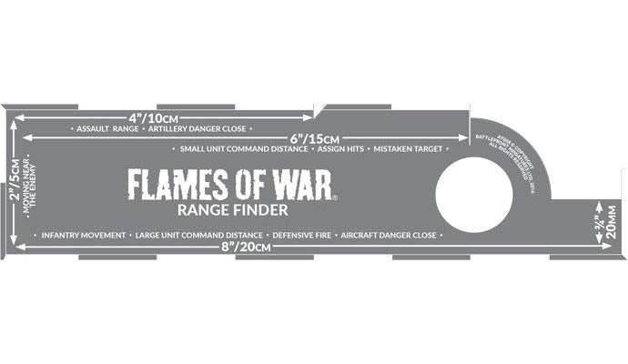 Flames of War: Range Finder (Etched) - 